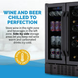 Newair, 24" Wine Cooler & Mini Fridge