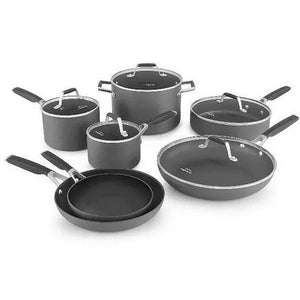 Calphalon 12 Piece Hard-Anodized Non-Stick Cookware Pots and Pans Set