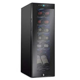 Ivation 12 Bottle Compressor Wine Cooler Refrigerator with Lock