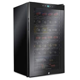 Ivation 34 Bottle Wine Cooler, Freestanding Wine Refrigerator W/ Lock