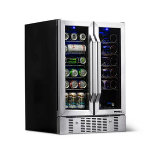 Newair 18 Bottle 60 Can Wine and Beverage Refrigerator Cooler