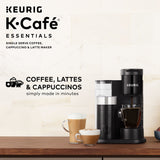 Keurig K-Café Essentials Single Serve K-Cup Pod Coffee Maker, Black