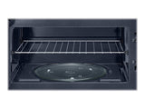 Samsung Smart Bespoke ME21A706BQN - Microwave oven - over-range - 2.1 cu. ft - 1000 W - navy steel with built-in exhaust system