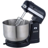 Brentwood SM-1162BK 5-Speed Stand Mixer with 3.5 Qt Stainless Steel Mixing Bowl, Black