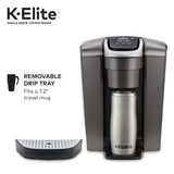 Keurig K-Elite Brushed Slate Single-Serve K-Cup Pod Coffee Maker