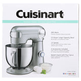 Cuisinart Precision Master 5.5 Quart Stand Mixer, Brushed Chrome