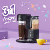 Mr. Coffee Single Serve Frappe and Iced Coffee Maker with Blender, Black