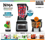 Ninja® Professional Plus Kitchen System with Auto-iQ® and 72 oz.* Total Crushing® Blender Pitcher , BN800