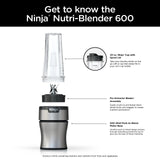 Ninja® Nutri-Blender BN300WM 600-Watt Personal Blender, 1 Dishwasher-Safe To-Go Cup