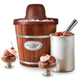 Nostalgia 4 Quart Wooden Ice Cream Bucket