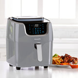 PowerXL 7-qt 10-in-1 1700W Air Fryer Steamer with Muffin Pan Slate