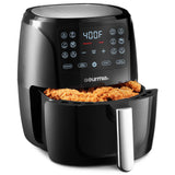 Gourmia 6-Qt Digital Air Fryer with Guided Cooking, Black GAF686