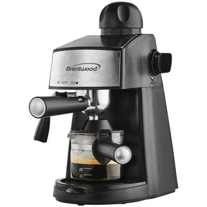 Brentwood GA-125 20 oz New Espresso and Cappuccino Maker, Black