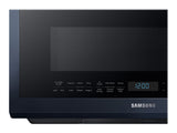 Samsung Smart Bespoke ME21A706BQN - Microwave oven - over-range - 2.1 cu. ft - 1000 W - navy steel with built-in exhaust system