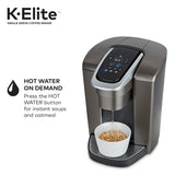 Keurig K-Elite Brushed Slate Single-Serve K-Cup Pod Coffee Maker