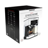 Chefman 1.8L Barista Pro Espresso Machine, Stainless Steel