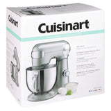 Cuisinart Precision Master 5.5 Quart Stand Mixer, Brushed Chrome