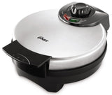 Oster 8" Nonstick Belgian Waffle Maker with Temperature Control, Silver