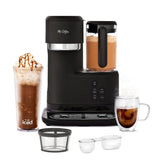 Mr. Coffee Single Serve Frappe and Iced Coffee Maker with Blender, Black