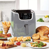 PowerXL 7-qt 10-in-1 1700W Air Fryer Steamer with Muffin Pan Slate