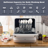 Costway Countertop Dishwasher Compact Dishwashing Machine