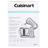 Cuisinart Precision Master 5.5 Quart Stand Mixer, Brushed Chrome