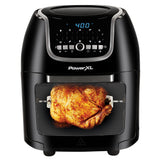 PowerXL Vortex Air Fryer Pro Plus 10 Quart Capacity, Black, 1700 Watts,