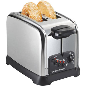 Hamilton Beach Classic Chrome 2 Slice Toaster, Model# 22790