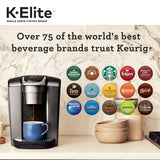 Keurig K-Elite Brushed Slate Single-Serve K-Cup Pod Coffee Maker