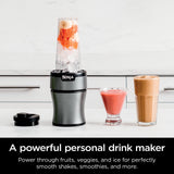 Ninja® Nutri-Blender BN300WM 600-Watt Personal Blender, 1 Dishwasher-Safe To-Go Cup