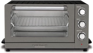 Restored Cuisinart TOB-60N1BKSFR Convection Toaster Oven Broiler Black Stainless Steel - (Refurbished)