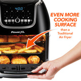 PowerXL Vortex Air Fryer Pro Plus 10 Quart Capacity, Black, 1700 Watts,