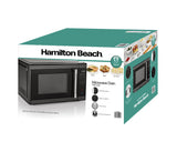 Hamilton Beach 1.1 cu. ft. Countertop Microwave Oven, 1000 Watts, Black Stainless Steel