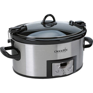 Crock-Pot 6 Quart Programmable Cook & Carry Slow Cooker with Digital Timer