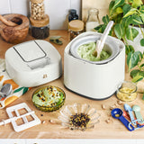 Beautiful 1.5QT Ice Cream Maker with Touch Activated Display, White Icing by Drew Barrymore