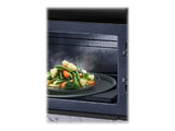 Samsung Smart Bespoke ME21A706BQN - Microwave oven - over-range - 2.1 cu. ft - 1000 W - navy steel with built-in exhaust system